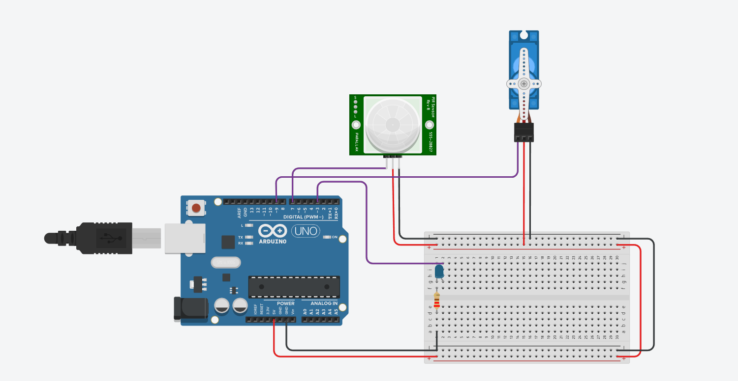 Motion Sensor with Servo Gate screenshot