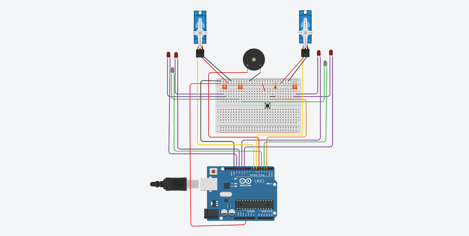 Railway Crossing Simulation screenshot