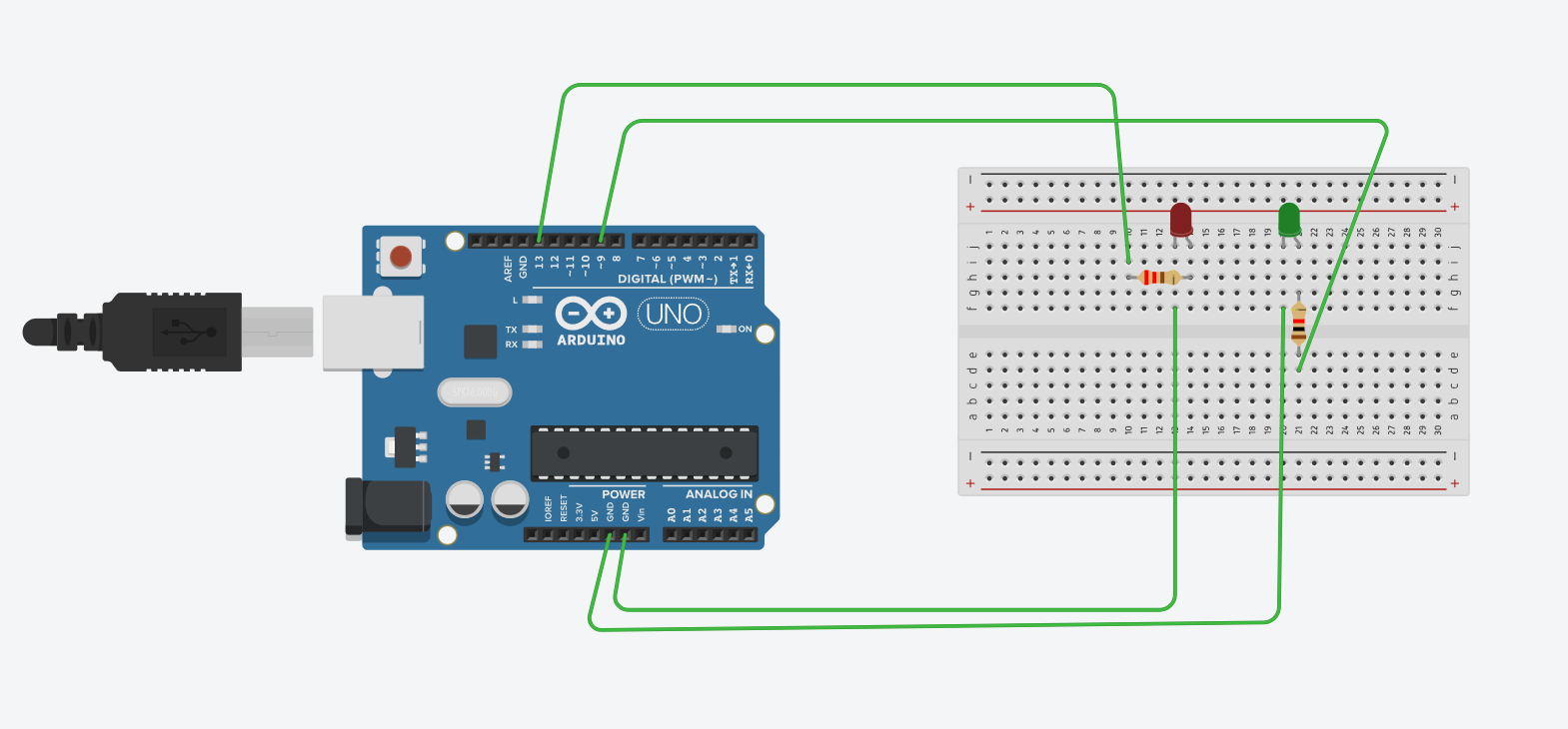 Two Blinking LEDs screenshot